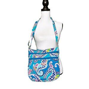 Vera Bradley Waikiki Paisley Crossbody Bag With Adjustable Strap